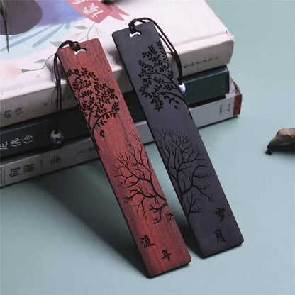 Chinese Style Wooden Bookmark