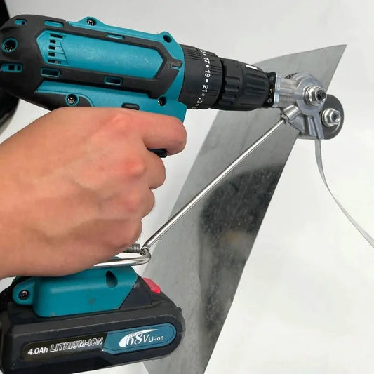 Sheet Metal Cutter - Drill Attachment